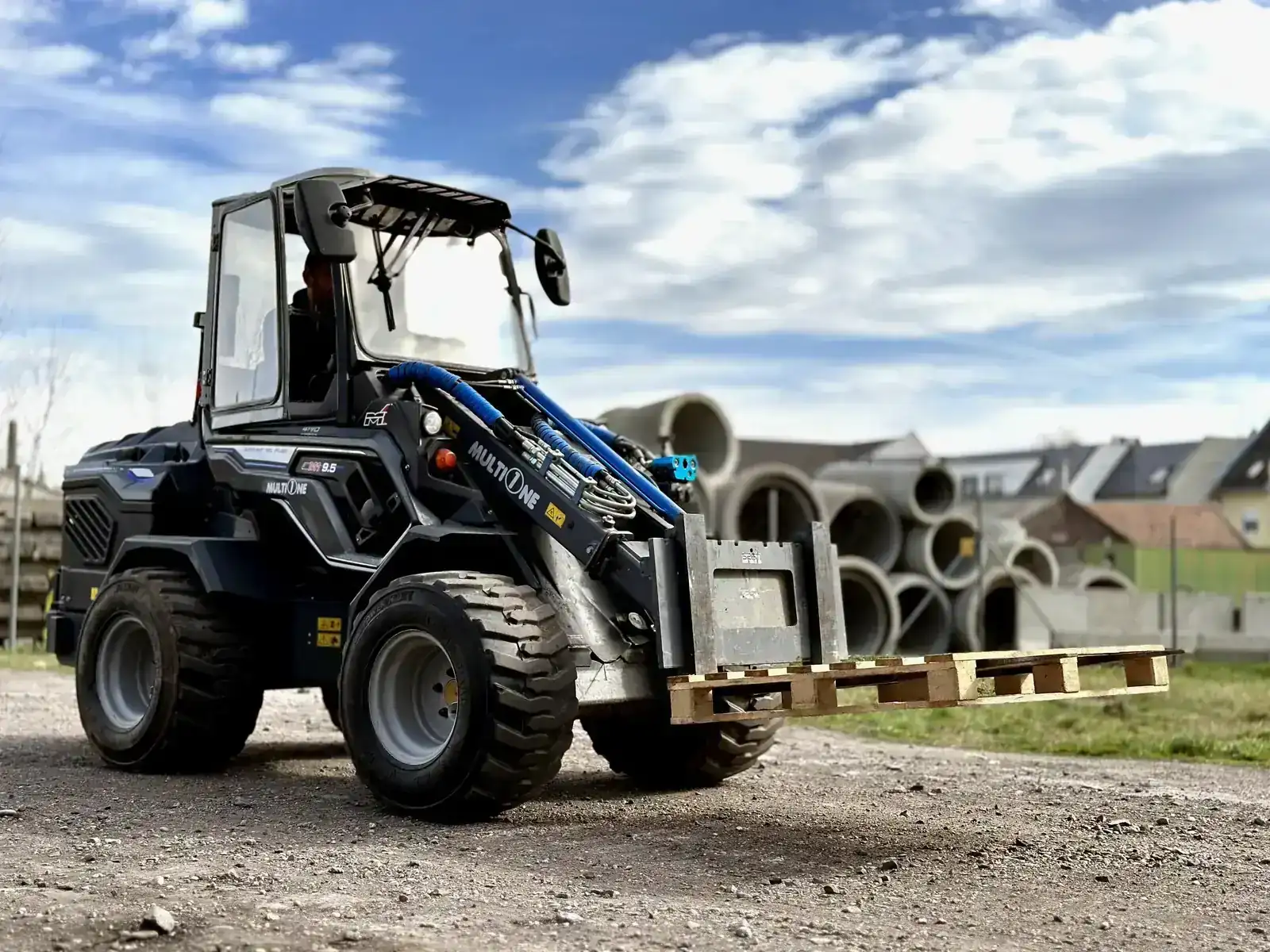 Raklapos áruk mozgatása